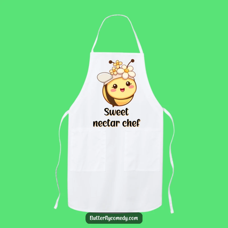 Funny Bee Flower Hat Apron: Cook with Style in This Hilarious Kitchen Gear