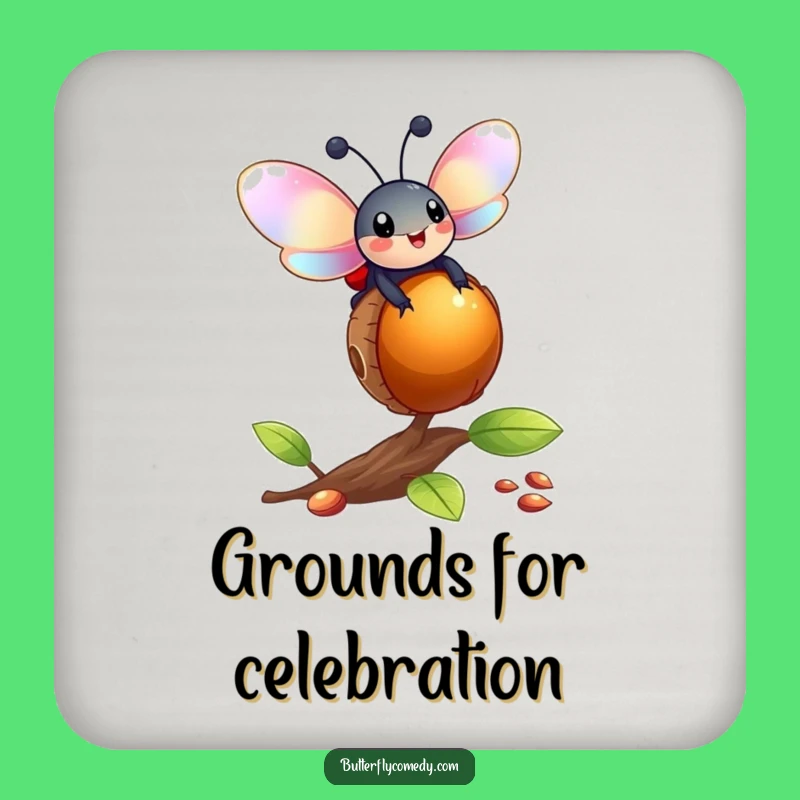 Funny Ladybug Acorn Coasters: Protect Surfaces with Hilarious Charm