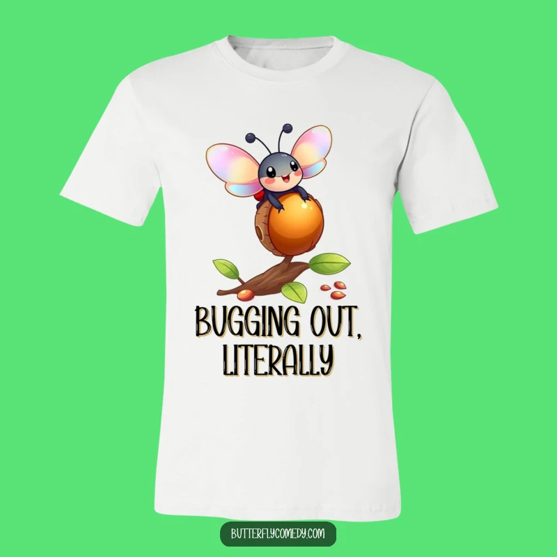 Funny Ladybug Acorn T-Shirt: Joyful & Hilarious Nature-Themed Tee